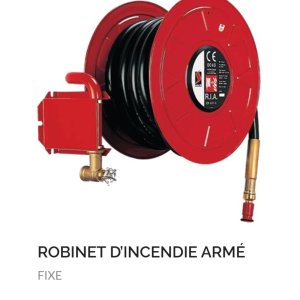 Robinet d'incendie armé