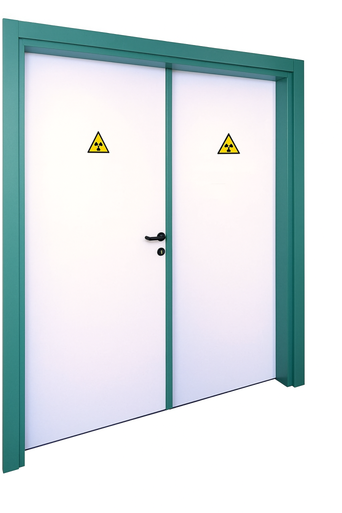 Porte coup-feu plombé anti radiation